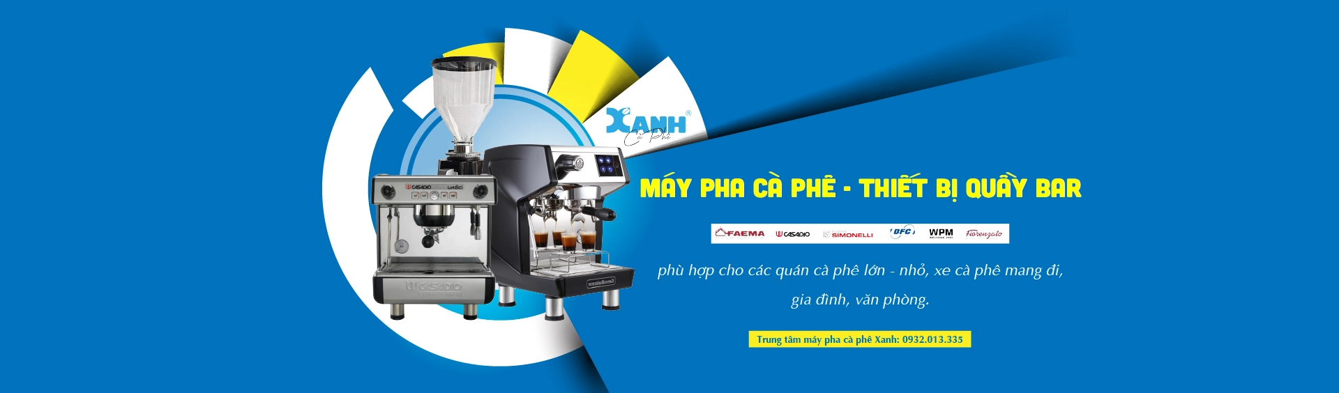 Trung tâm máy pha cà phê Xanh