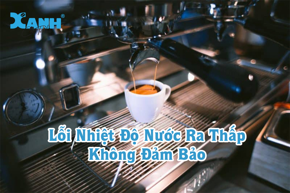 máy pha cà phê bị hỏng 