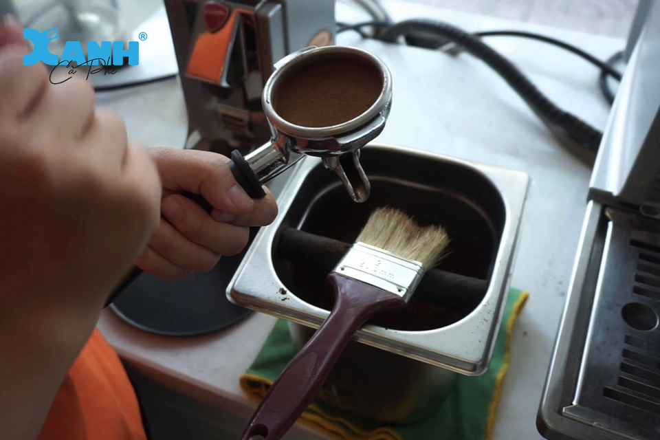 tay cầm máy pha cà phê