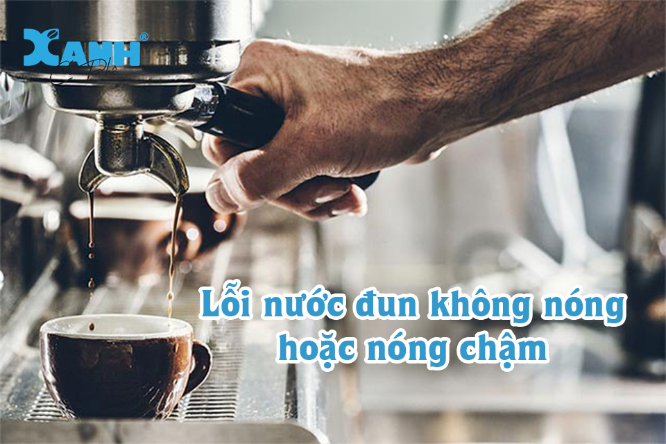 máy pha cà phê bị hỏng 