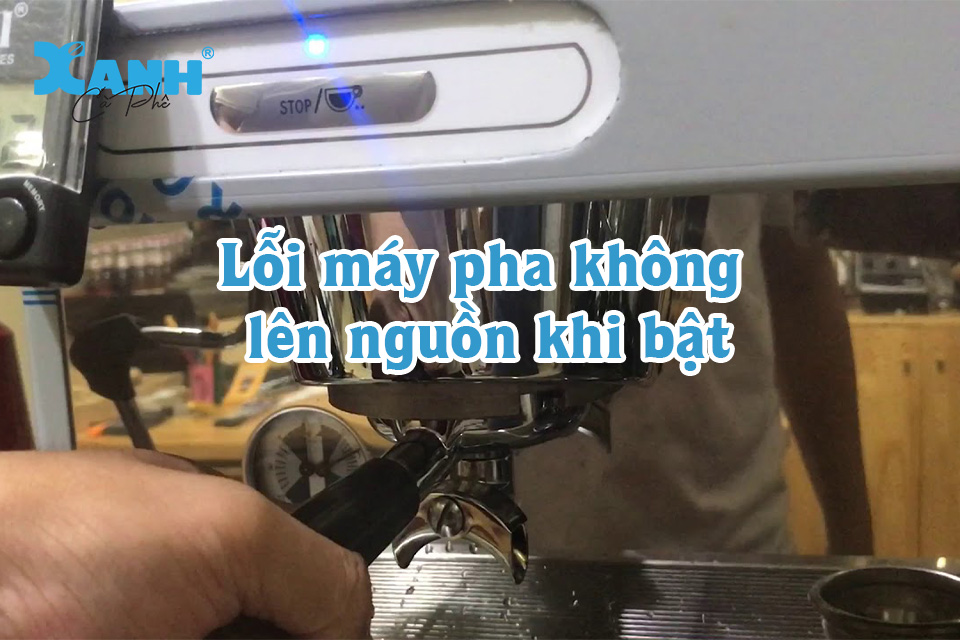 máy pha cà phê bị hỏng 