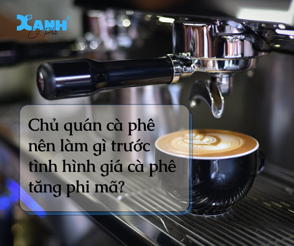 Chủ quán cà phê nên làm gì trước tình hình giá cà phê tăng phi mã?