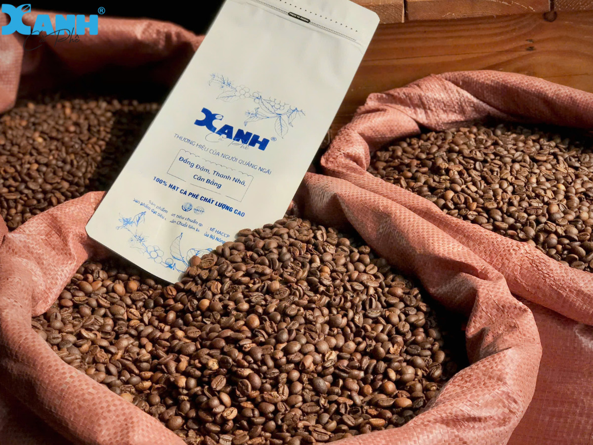 Cà phê rang xay của Xanh cà phê
