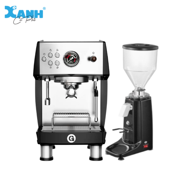 Combo Máy pha 3200B Pro + Máy xay Gemilai CRM 020