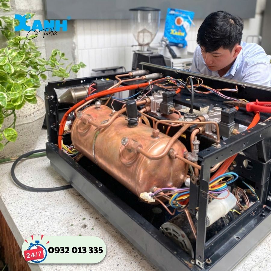 Dịch vụ sửa chữa máy pha cà phê của Xanh Cà phê tại Quảng Ngãi