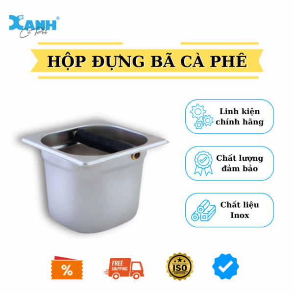 Hộp đựng bã cà phê Espresso Innox