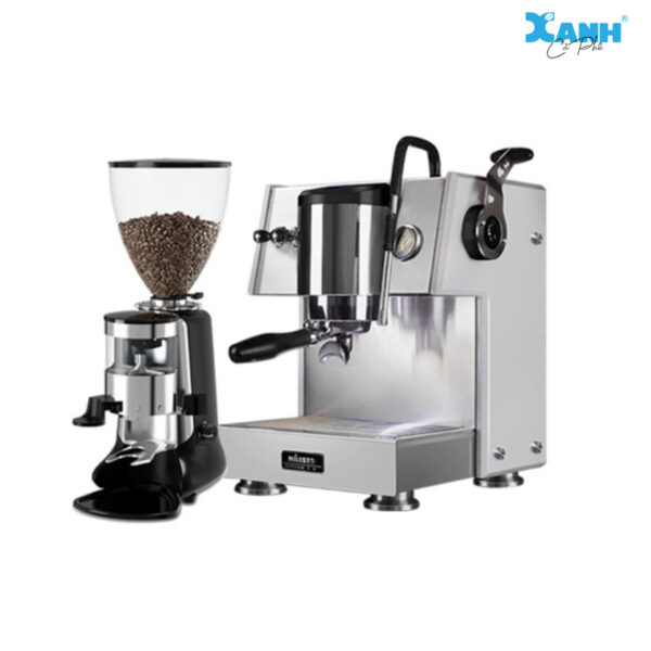 Combo máy pha cà phê Milesto X20 và máy xay cà phê HC600