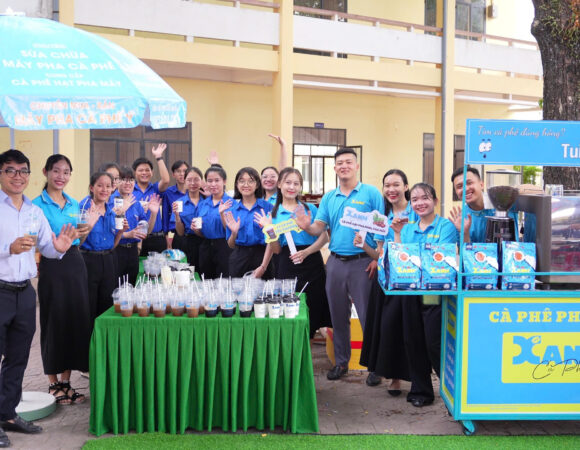 XANH CÀ PHÊ ĐỒNG HÀNH CÙNG LỄ KỶ NIỆM 50 NĂM THÀNH LẬP TRƯỜNG THPT SỐ 1 NGHĨA HÀNH (1975 – 2025)