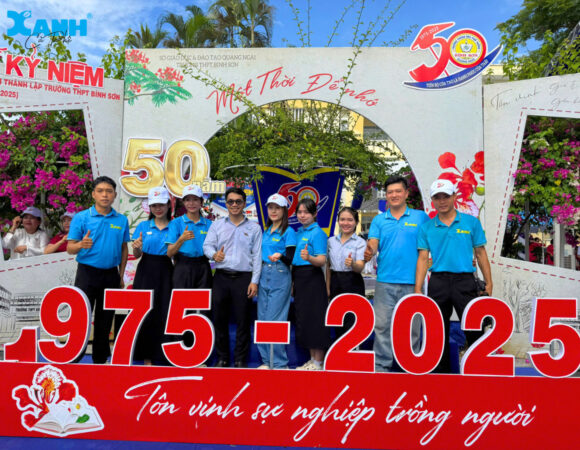 Xanh Cà Phê đồng hành cùng Lễ kỷ niệm 50 năm thành lập trường Thpt Bình Sơn (1975 – 2025)