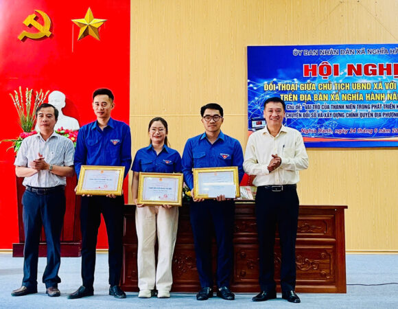 Xanh Cà Phê vinh dự được biểu dương tại Hội nghị đối thoại giữa Chủ tịch UBND xã Nghĩa Hành với thanh niên năm 2026