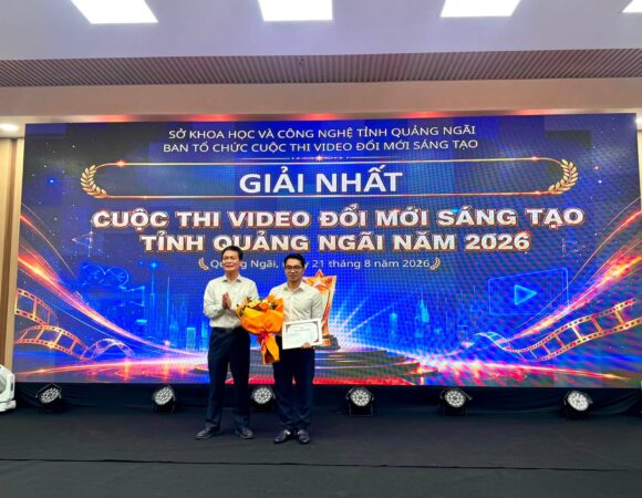 Xanh Cà Phê được vinh danh Giải Nhất Cuộc thi Video Đổi mới sáng tạo tỉnh Quảng Ngãi 2026
