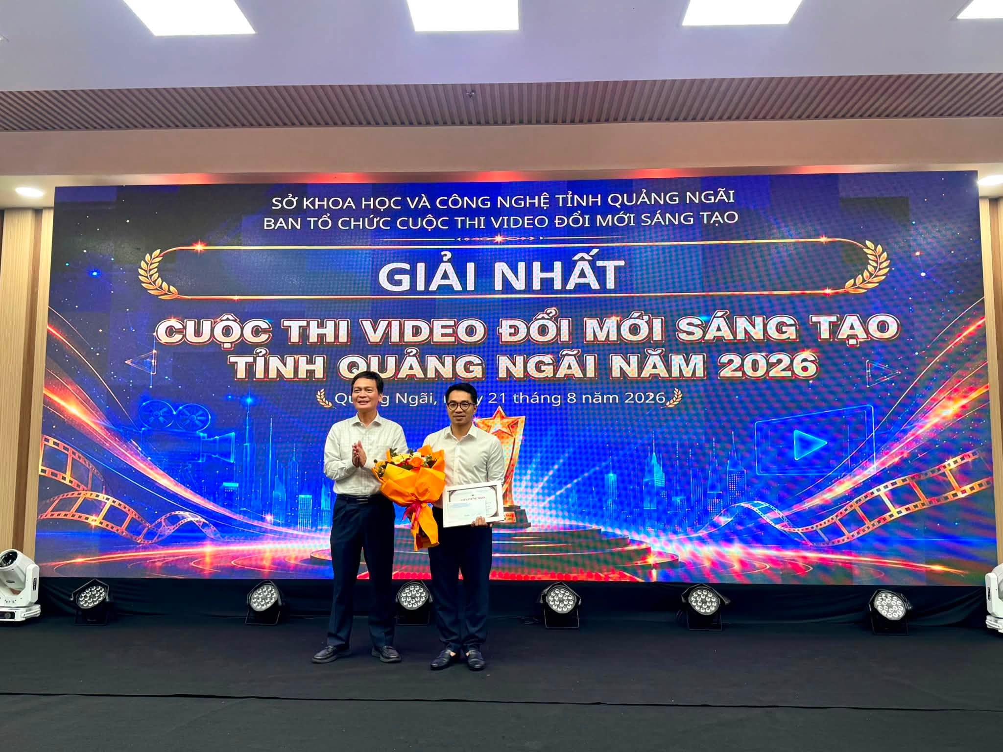 Xanh Cà Phê được vinh danh Giải Nhất Cuộc thi Video Đổi mới sáng tạo tỉnh Quảng Ngãi 2026