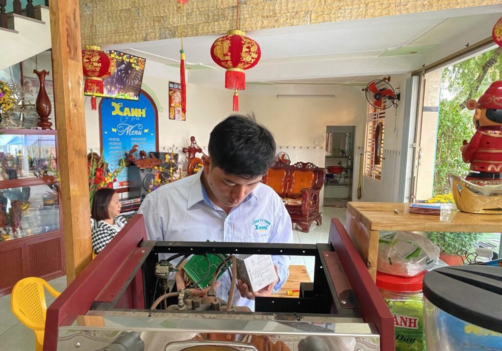 Xanh cà phê cung cấp dịch vụ sửa chữa máy pha cà phê